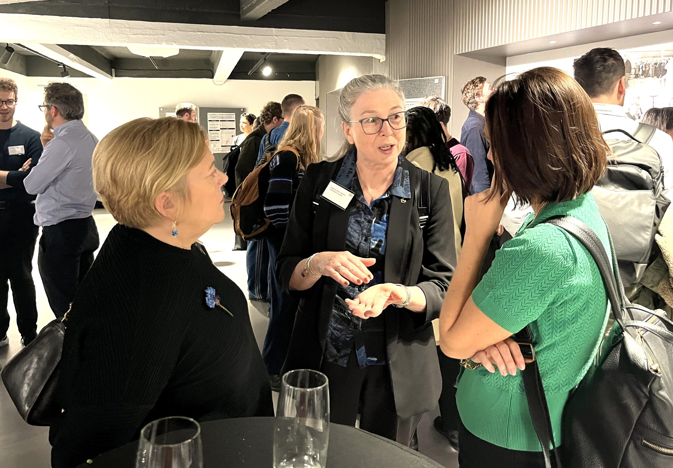 Sue and Katy discussing sharing learning